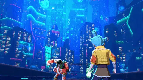 Neon Luna animated clip