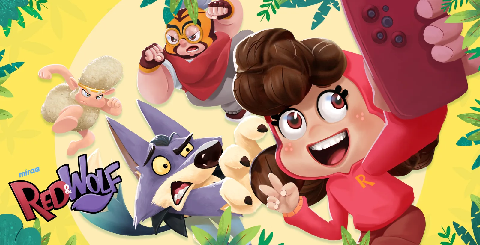 Red & Wolf and Neon Luna — original IP in development at Mirayi